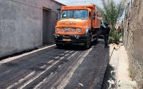 آغاز عملیات اجرای نهضت آسفالت در ۶ روستای ایوان 