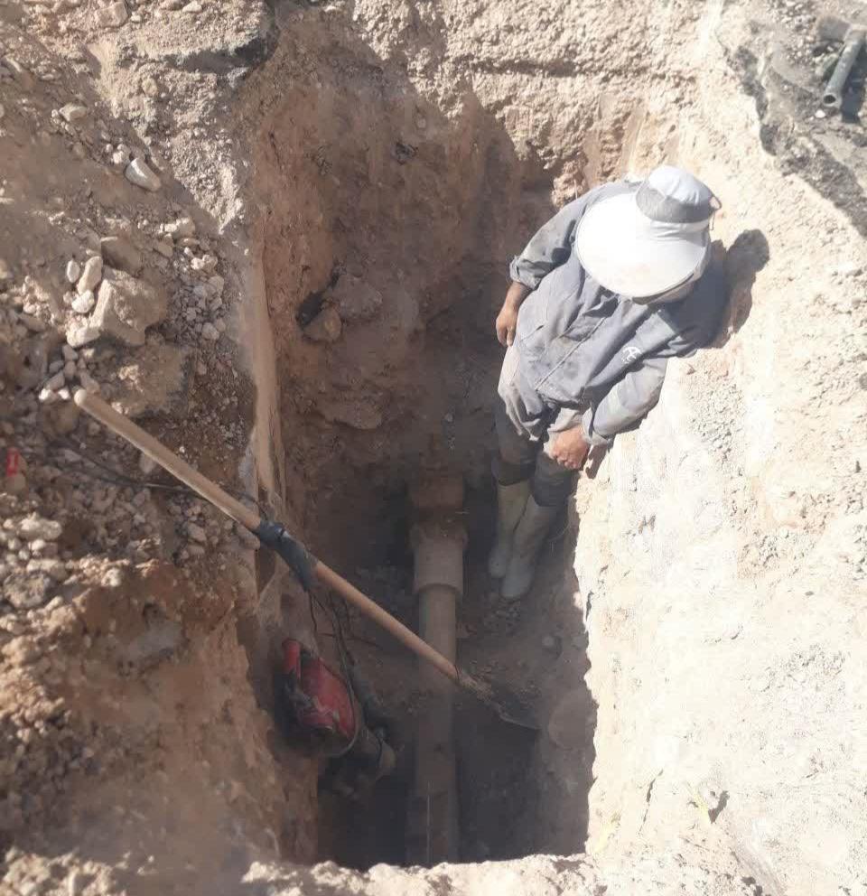 پایان افت فشار آب در کوچه های پیروزی ۱۵ و ۱۶ ایلام