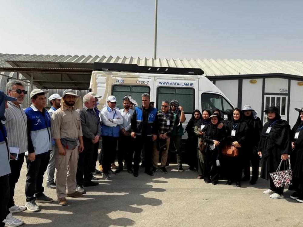 بهره برداری از دو مخزن پیش ساخته با ظرفیت ۵۰۰ مترمکعب در مرز مهران