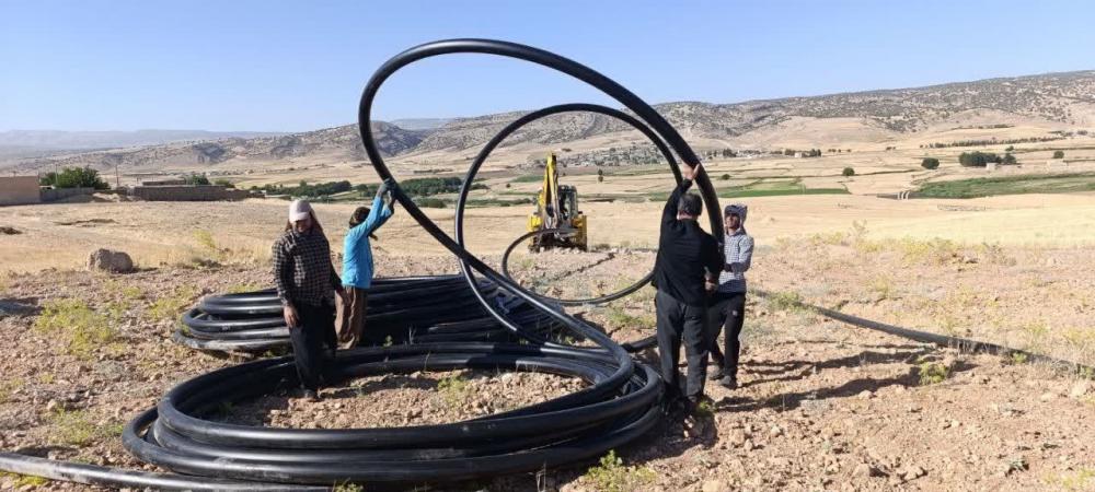 تأمین آب پایدار برای سه روستا در شهرستان ایوان با اجرای دو پروژه جدید