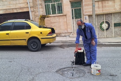 عملیات سم پاشی در ۱۱ هزار منهول فاضلاب استان ایلام اجرا شد